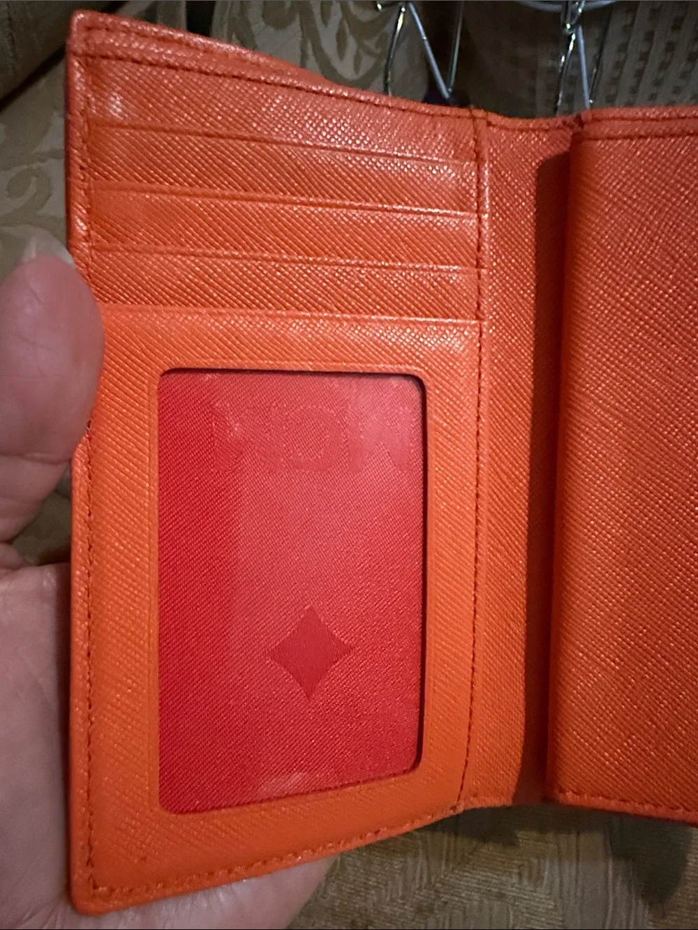 MCM Visetos Flap Wallet with Push-Lock Clasp preowned